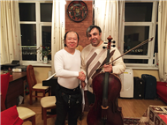 Karl with Russian Cellist Samson Tatosyan